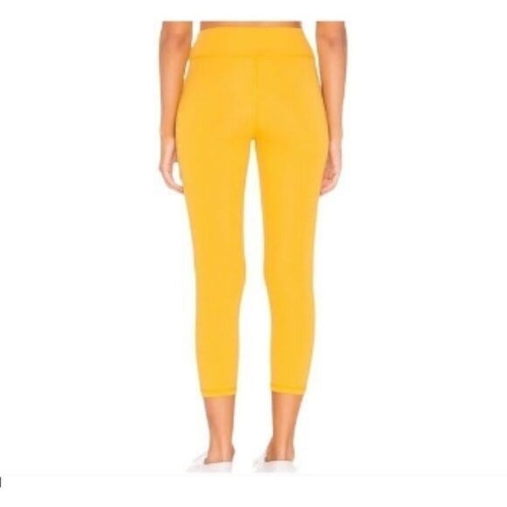 REVOLVE Lovewave Yellow Gold Leggings New‎ Back Waist Pocket XS